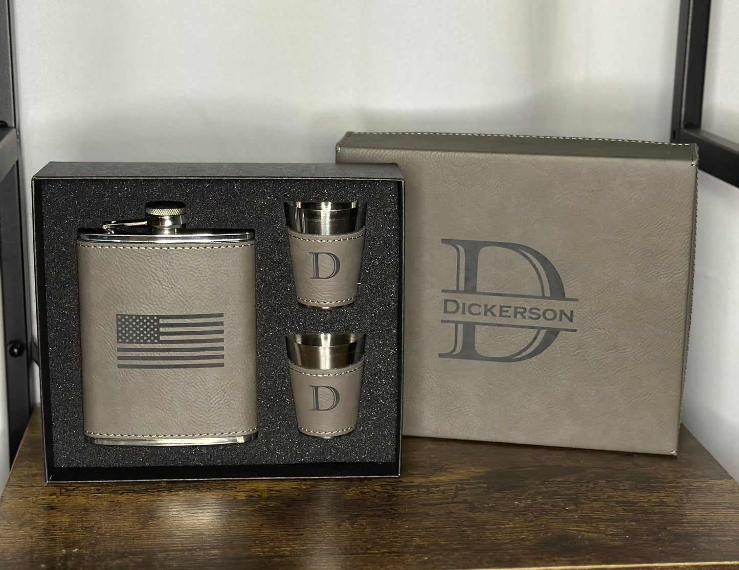 Flask & Shot Glass Gift Set